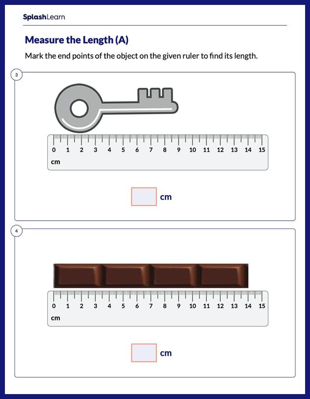 Measure Lengths Using The Ruler Worksheet for 2: Measuring Lengths of Objects