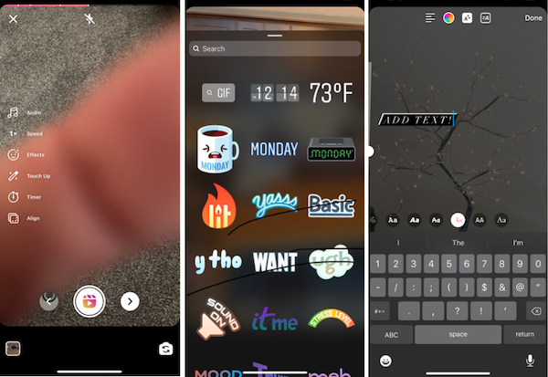 add audio, stickers, effects, and text to enhance instagram reel engagement