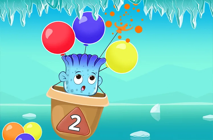 Counting Objects Within 10 game for Pre-K: Taking Away to Match the Number