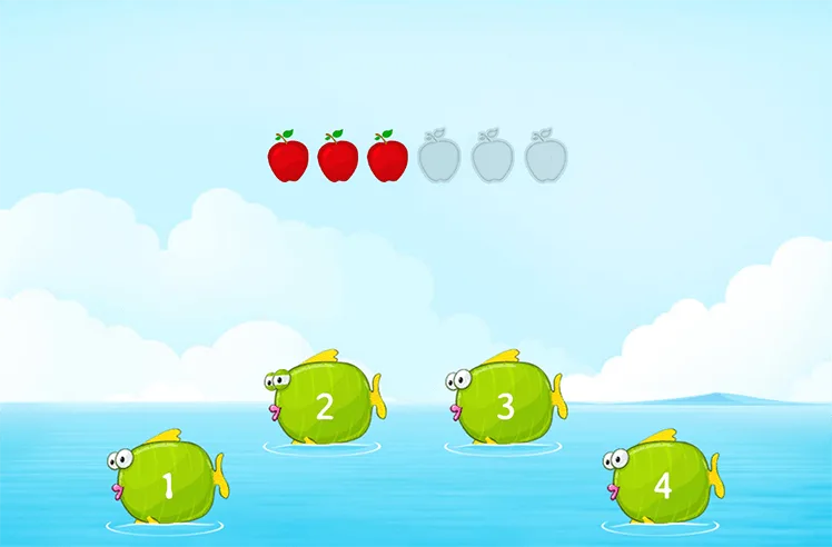 Subtract With Pictures game for Pre-K: Finding the Difference Using Models