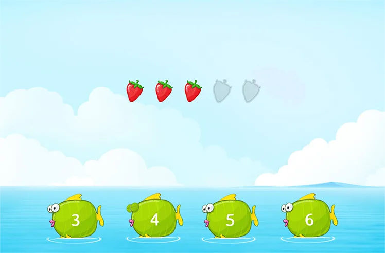 Subtract With Pictures game for Pre-K: Subtracting with Pictures