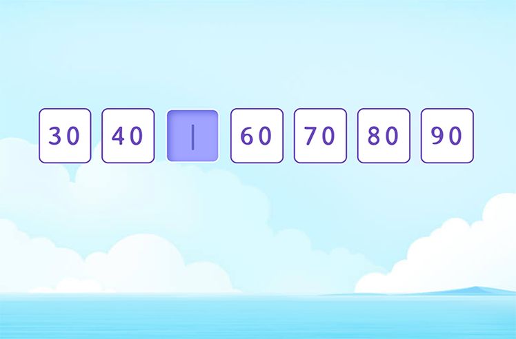Skip Count By 10 game for 1: Completing the Pattern of Tens