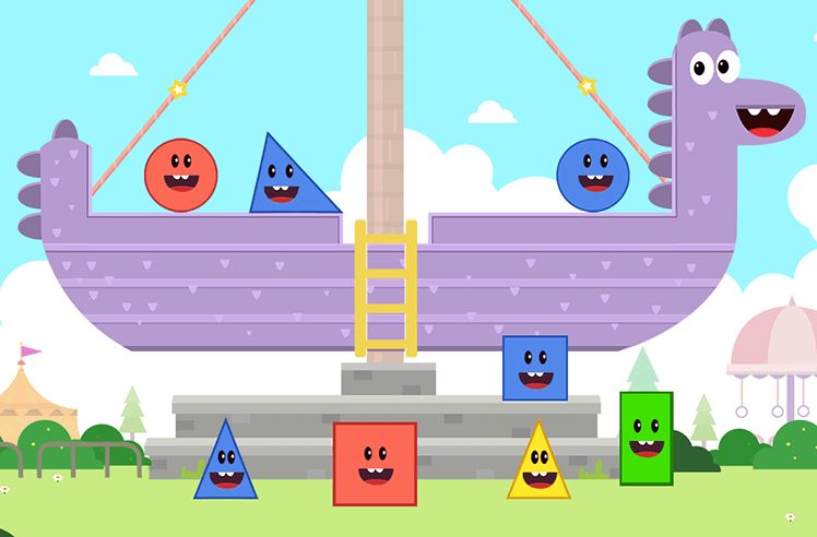 2D Shapes game for K: Identifying Shapes by Name