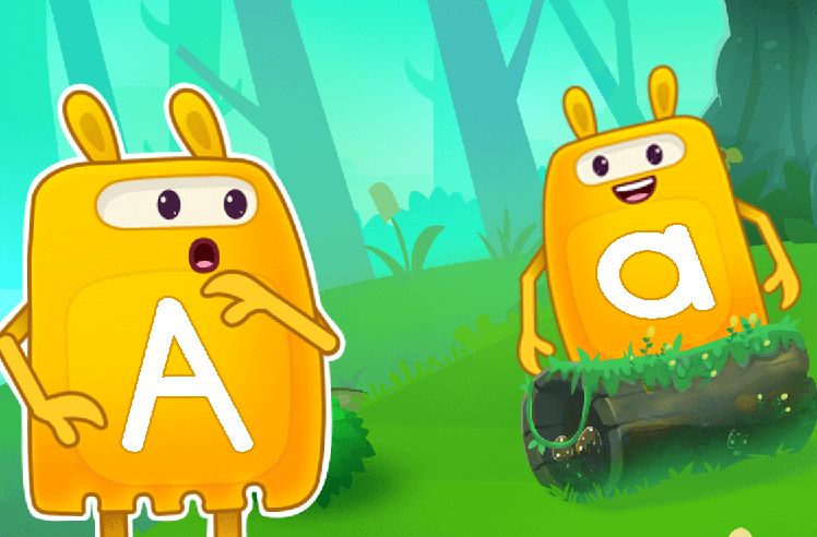 Letter A game for Pre-K: Matching Big and Small A