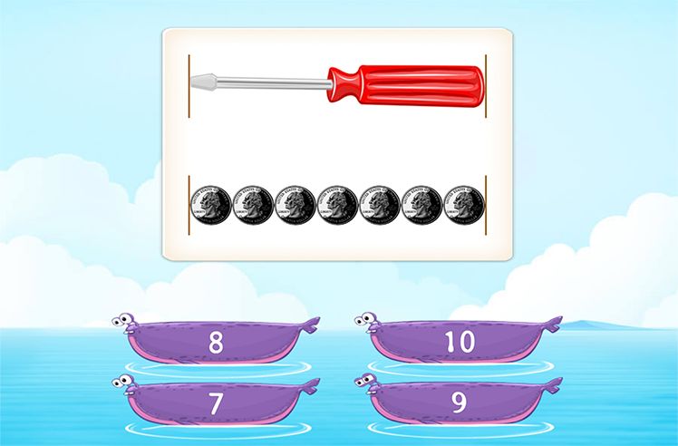Measure Length using Another Object Game