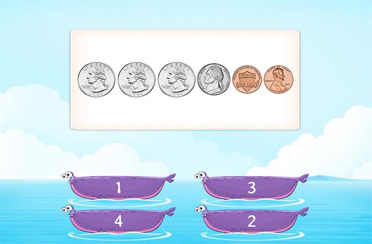 Identify Coins game for 1: Counting Coins of a Type