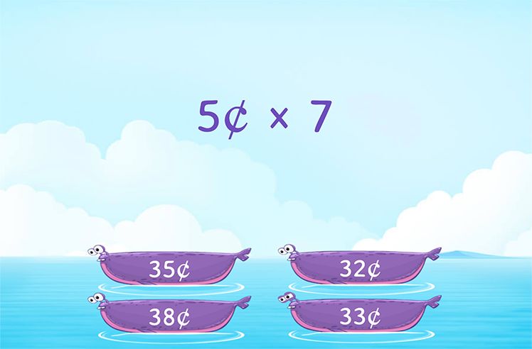Multiply And Divide Money game for 3: Multiplying Money
