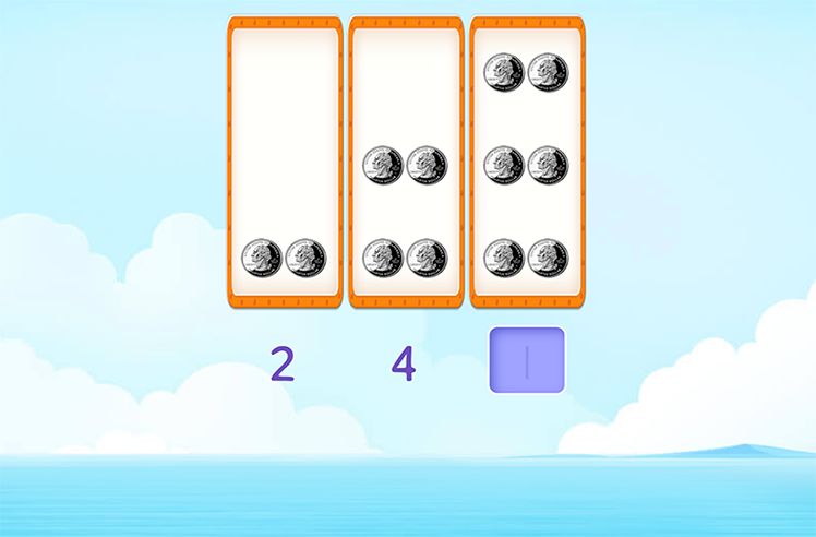 Multiplication Strategies game for 2: Skip Counting to Find the Answer