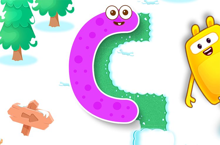 Letter Tracing A game for Pre-K: Tracing Small Letters with Standing & Curvy Lines - a, d & q