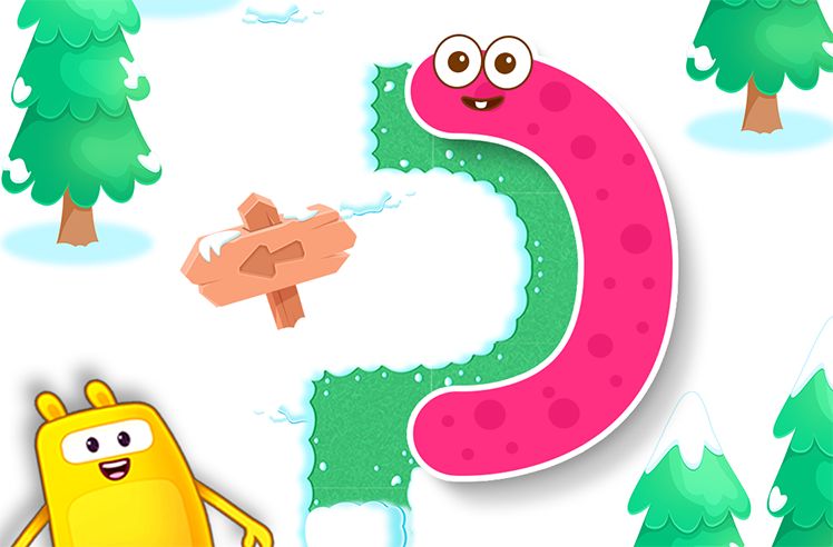 Letter Tracing B game for Pre-K: Tracing Big Letters with Standing & Curvy Lines - B, D, & P