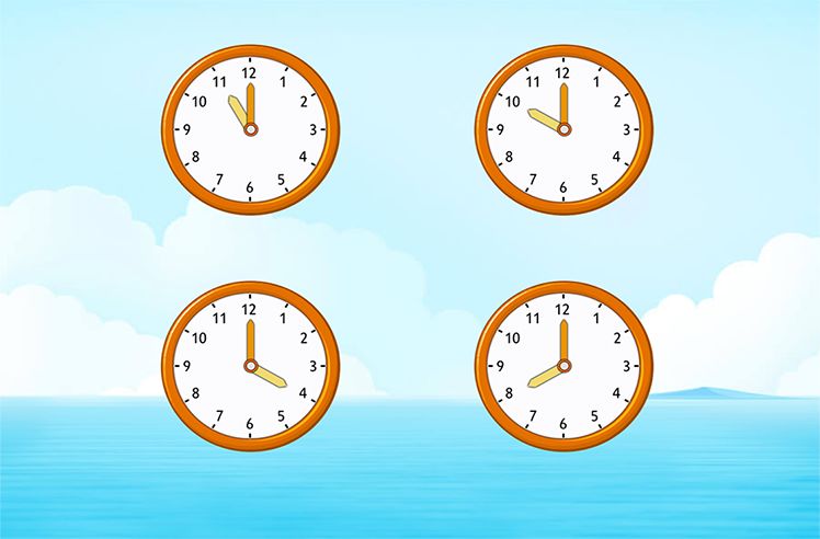 Time In Hours game for 1: The Hour Hand