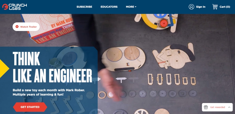 Crunch Labs website screenshot