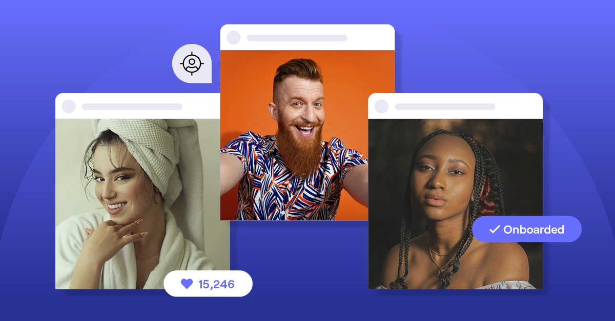 Three social media post examples