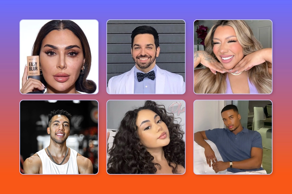 6 top Instagram influencers