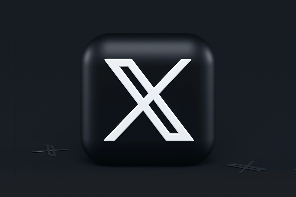 3D image of X logo