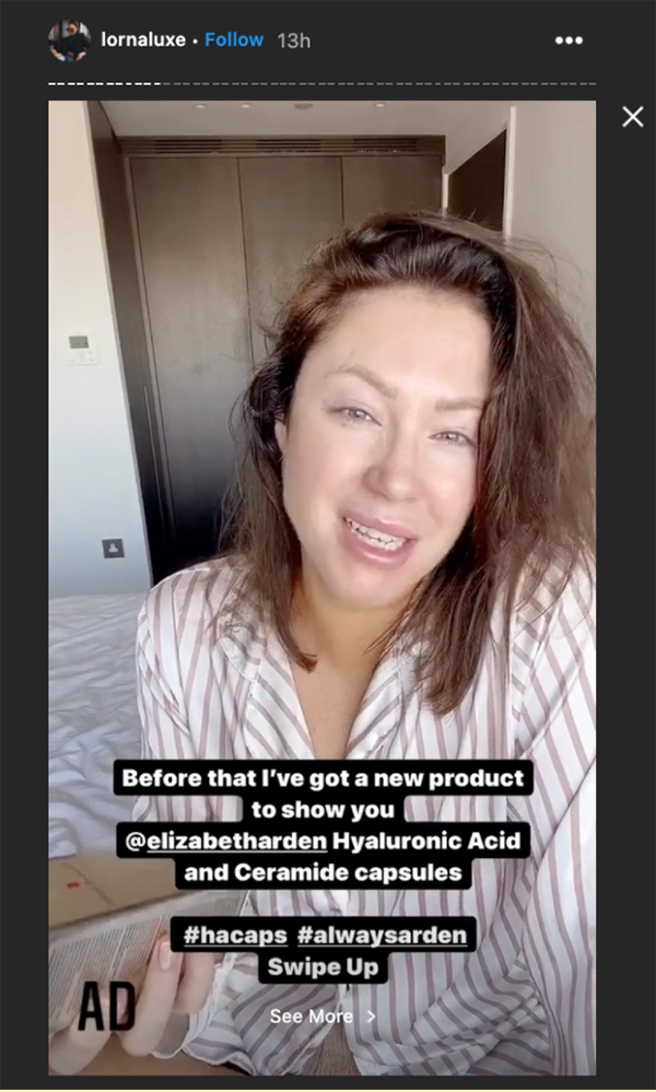 Elizabeth Ardon screenshot of Instagram Story