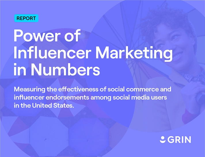 Report: Power of Influencer Marketing in Numbers cover image